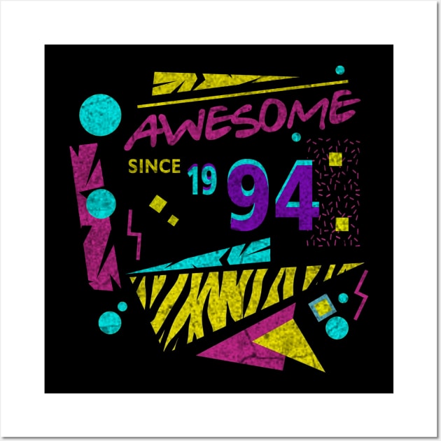 Awesome Since 1994-94’s Birthday Celebration, 41st Birthday Wall Art by ysmnlettering